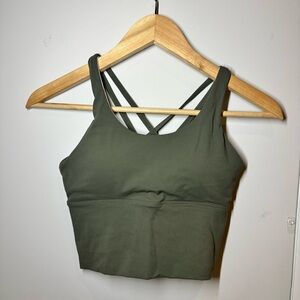 NVGTN Matrix Olive Green Strappy Women's top